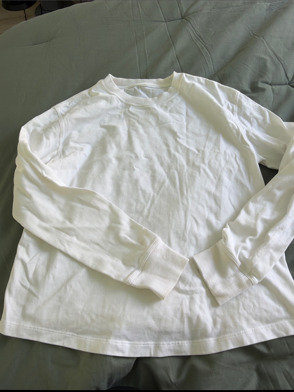 lululemon athletica White Long-Sleeve Crew Top